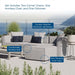 EEI-4380-GRY Outdoor/Patio Furniture/Outdoor Sofas
