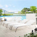 EEI-4007-WHI Outdoor/Patio Furniture/Outdoor Chaise Lounges