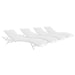 EEI-4039-WHI-WHI Outdoor/Patio Furniture/Outdoor Chaise Lounges