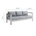 EEI-3917-SLV-GRY Outdoor/Patio Furniture/Outdoor Sofas