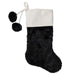 34315025-BLACK Holiday/Christmas/Christmas Stockings & Tree Skirts