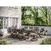 MCLRDN11PCSW10-TAN Outdoor/Patio Furniture/Patio Dining Sets