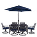 MCLRDN7PCSQSW6-SU-N Outdoor/Patio Furniture/Patio Dining Sets