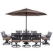 MCLRDN11PCSW10-SU-T Outdoor/Patio Furniture/Patio Dining Sets