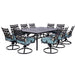 MCLRDN11PCSW10-BLU Outdoor/Patio Furniture/Patio Dining Sets