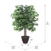 TBU0140-RB Decor/Faux Florals/Plants & Trees