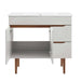 EEI-4670-GRY-WHI Bathroom/Vanities/Single Vanity Cabinets with Tops