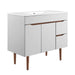EEI-4670-GRY-WHI Bathroom/Vanities/Single Vanity Cabinets with Tops