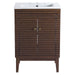 EEI-5114-WAL-WHI Bathroom/Vanities/Single Vanity Cabinets with Tops