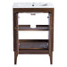 EEI-5114-WAL-WHI Bathroom/Vanities/Single Vanity Cabinets with Tops