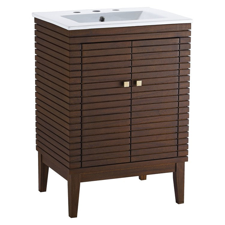 Product Image: EEI-5114-WAL-WHI Bathroom/Vanities/Single Vanity Cabinets with Tops