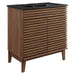 EEI-5418-WAL-BLK Bathroom/Vanities/Single Vanity Cabinets with Tops