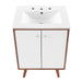 EEI-4432-WAL-WHI Bathroom/Vanities/Single Vanity Cabinets with Tops