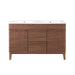EEI-4441-WAL-WHI Bathroom/Vanities/Double Vanity Cabinets with Tops