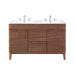 EEI-4441-WAL-WHI Bathroom/Vanities/Double Vanity Cabinets with Tops