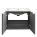 EEI-5379-GRY-WHI Bathroom/Vanities/Single Vanity Cabinets with Tops