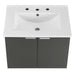 EEI-5379-GRY-WHI Bathroom/Vanities/Single Vanity Cabinets with Tops