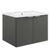 EEI-5379-GRY-WHI Bathroom/Vanities/Single Vanity Cabinets with Tops