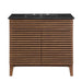 EEI-5396-WAL-BLK Bathroom/Vanities/Single Vanity Cabinets with Tops