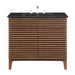 EEI-5396-WAL-BLK Bathroom/Vanities/Single Vanity Cabinets with Tops