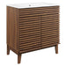 EEI-5422-WAL-WHI Bathroom/Vanities/Single Vanity Cabinets with Tops
