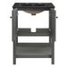 EEI-5360-GRY-BLK Bathroom/Vanities/Single Vanity Cabinets with Tops