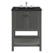 EEI-5360-GRY-BLK Bathroom/Vanities/Single Vanity Cabinets with Tops
