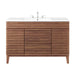EEI-4439-WAL-WHI Bathroom/Vanities/Single Vanity Cabinets with Tops