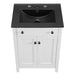 EEI-5354-WHI-BLK Bathroom/Vanities/Single Vanity Cabinets with Tops