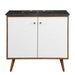 EEI-5394-WAL-BLK Bathroom/Vanities/Single Vanity Cabinets with Tops