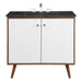 EEI-5394-WAL-BLK Bathroom/Vanities/Single Vanity Cabinets with Tops