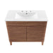 EEI-4437-WAL-WHI Bathroom/Vanities/Single Vanity Cabinets with Tops