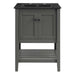 EEI-5358-GRY-BLK Bathroom/Vanities/Single Vanity Cabinets with Tops