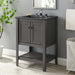 EEI-5358-GRY-BLK Bathroom/Vanities/Single Vanity Cabinets with Tops