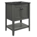 EEI-5358-GRY-BLK Bathroom/Vanities/Single Vanity Cabinets with Tops