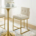 EEI-3852-GLD-BEI Decor/Furniture & Rugs/Counter Bar & Table Stools