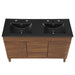 EEI-5381-WAL-BLK Bathroom/Vanities/Double Vanity Cabinets with Tops