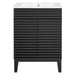 EEI-3860-BLK-WHI Bathroom/Vanities/Single Vanity Cabinets with Tops