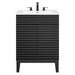 EEI-3860-BLK-WHI Bathroom/Vanities/Single Vanity Cabinets with Tops