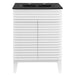EEI-5350-WHI-BLK Bathroom/Vanities/Single Vanity Cabinets with Tops