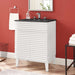 EEI-5350-WHI-BLK Bathroom/Vanities/Single Vanity Cabinets with Tops