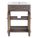 EEI-5110-GRY-WHI Bathroom/Vanities/Single Vanity Cabinets with Tops