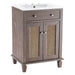 EEI-5110-GRY-WHI Bathroom/Vanities/Single Vanity Cabinets with Tops