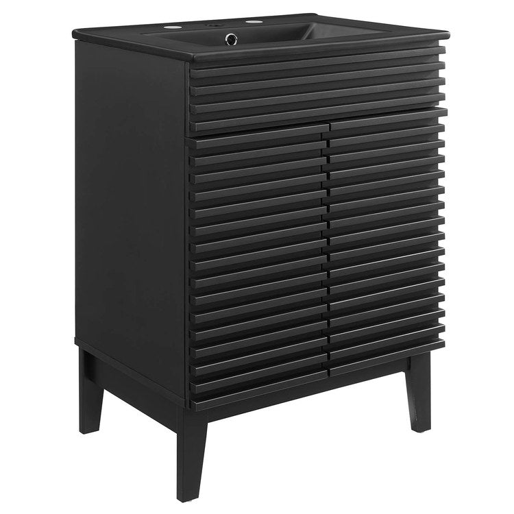 Product Image: EEI-5350-BLK-BLK Bathroom/Vanities/Single Vanity Cabinets with Tops