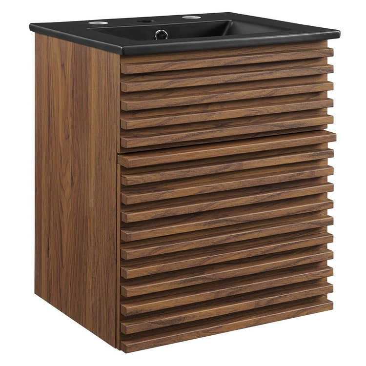 Product Image: EEI-5390-WAL-BLK Bathroom/Vanities/Single Vanity Cabinets with Tops