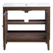 EEI-5115-WAL-WHI Bathroom/Vanities/Single Vanity Cabinets with Tops