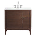 EEI-5115-WAL-WHI Bathroom/Vanities/Single Vanity Cabinets with Tops