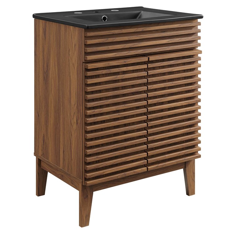 Product Image: EEI-5350-WAL-BLK Bathroom/Vanities/Single Vanity Cabinets with Tops