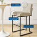 EEI-4654-BEI Decor/Furniture & Rugs/Counter Bar & Table Stools