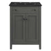 EEI-5354-GRY-BLK Bathroom/Vanities/Single Vanity Cabinets with Tops